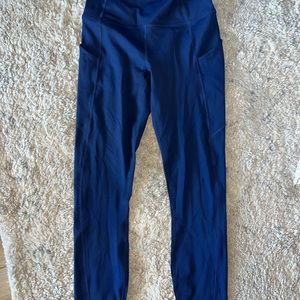 Navy fabletics leggings 7/8